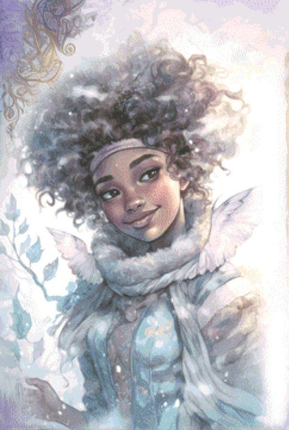 Winter Fairy 3 cross stitch pattern by LianaScarp