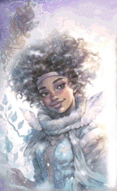 Winter Fairy 3 (Small) cross stitch pattern by LianaScrap