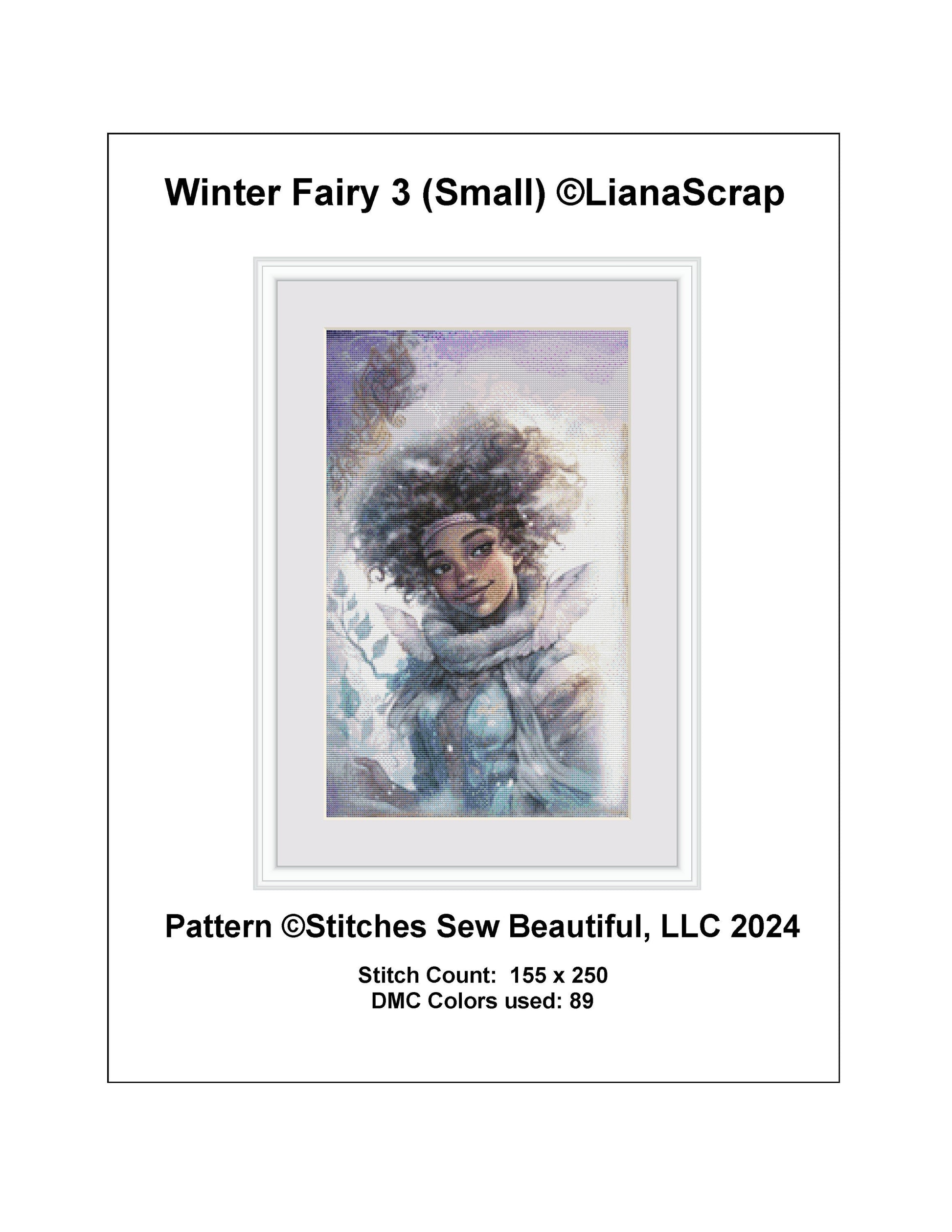 Winter Fairy 3 (Small) cross stitch pattern by LianaScrap