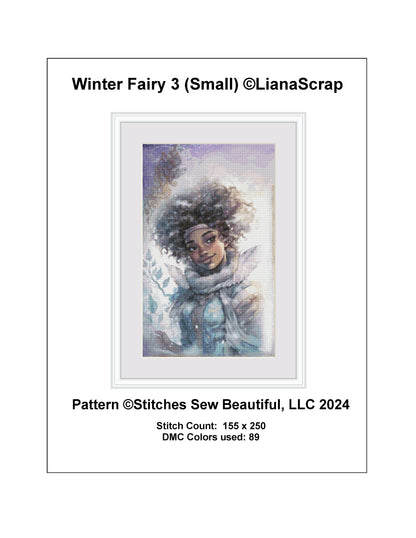 Winter Fairy 3 (Small) cross stitch pattern by LianaScrap