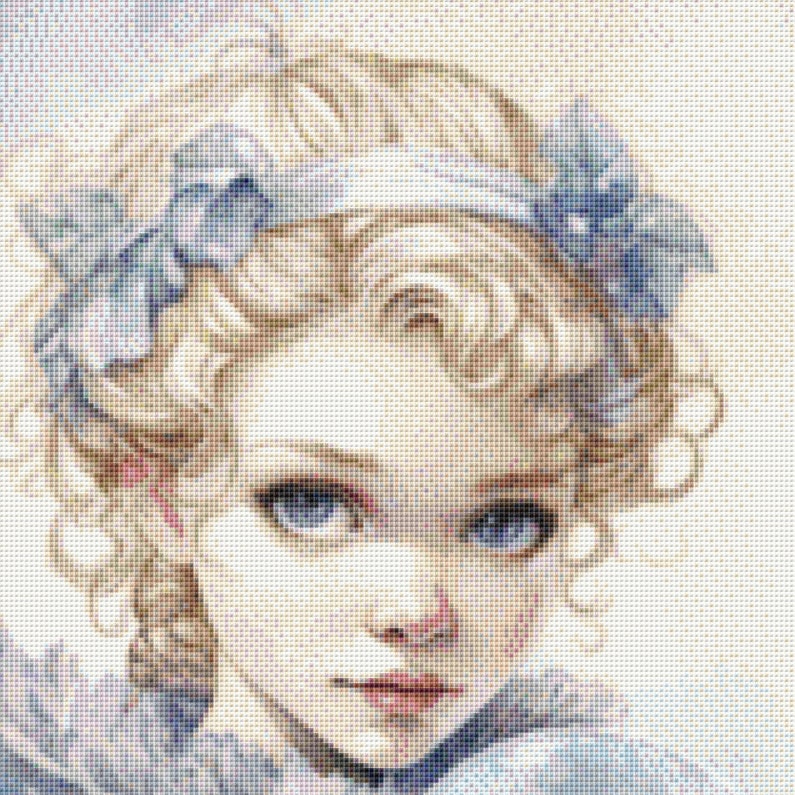 Winter Fairy 6 cross stitch pattern by LianaScrap