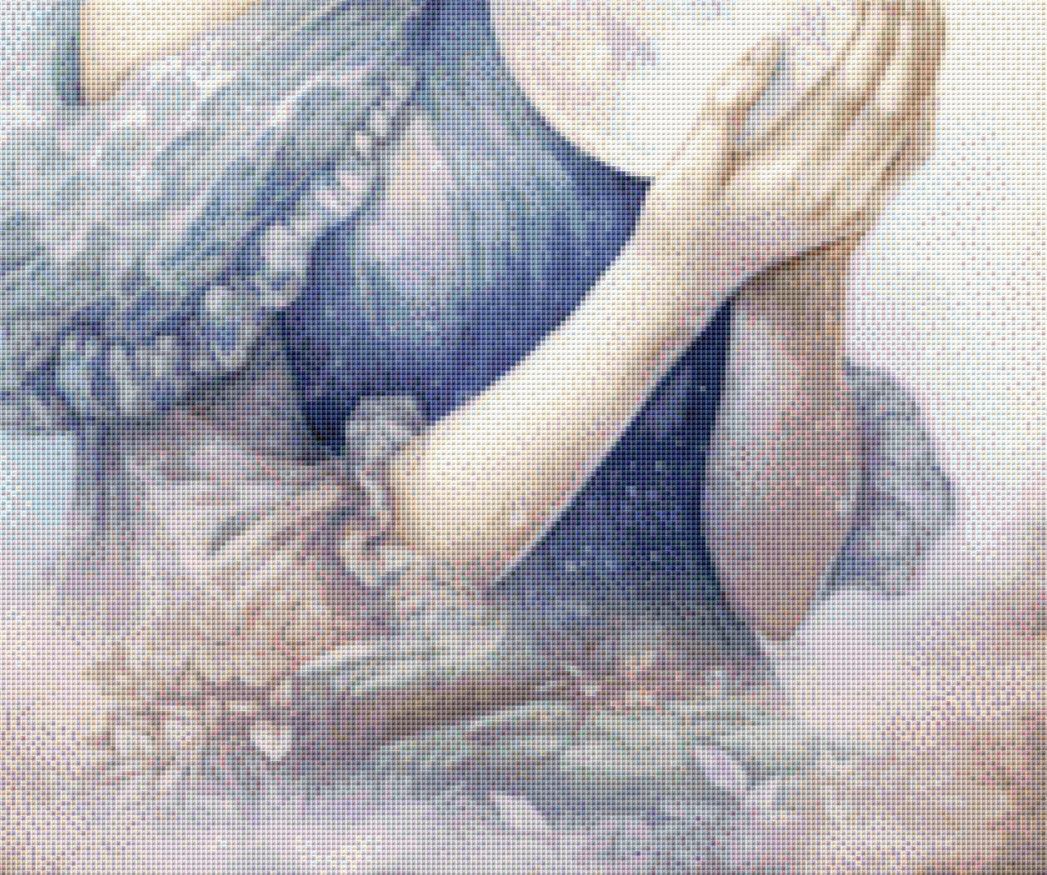 Winter Fairy 6 cross stitch pattern by LianaScrap