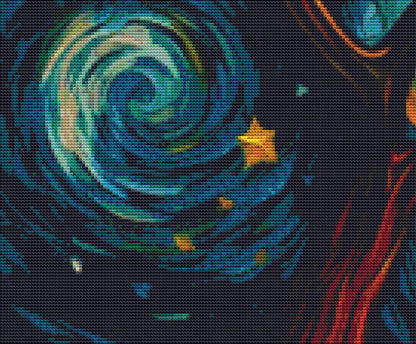 Van Gogh Style Tree of Life cross stitch pattern by PeacefulArtColors