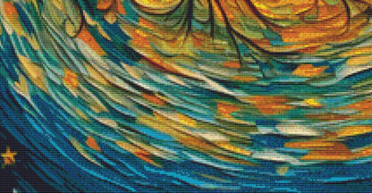 Van Gogh Style Tree of Life cross stitch pattern by PeacefulArtColors
