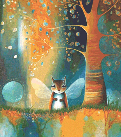 Fairy Winkle cross stitch pattern by Tammy L. Gross