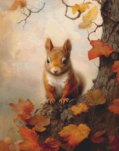 Autumn Tree (Max Size/Color) cross stitch pattern by Tammy L. Gross