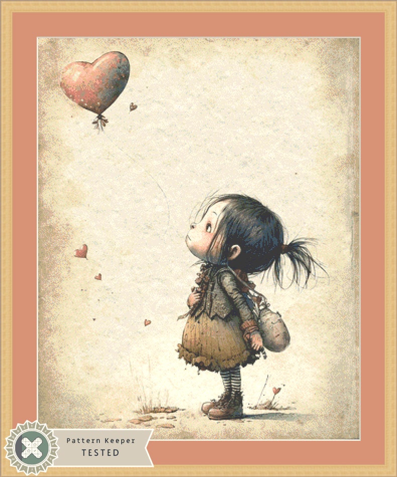 Letting Go cross stitch pattern by Tammy L. Gross
