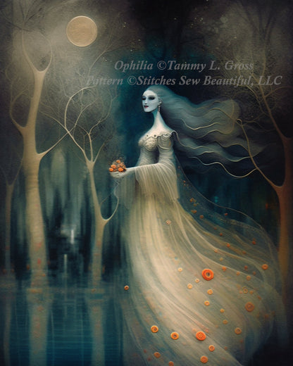 Ophilia cross stitch pattern by Tammy L. Gross