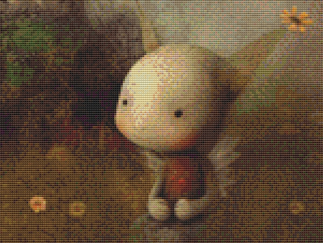 Sprite cross stitch pattern by Tammy L. Gross