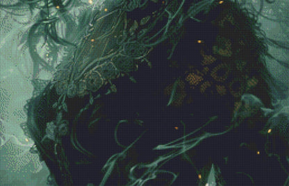 Witch of Mists cross stitch pattern by The Art Revivalist