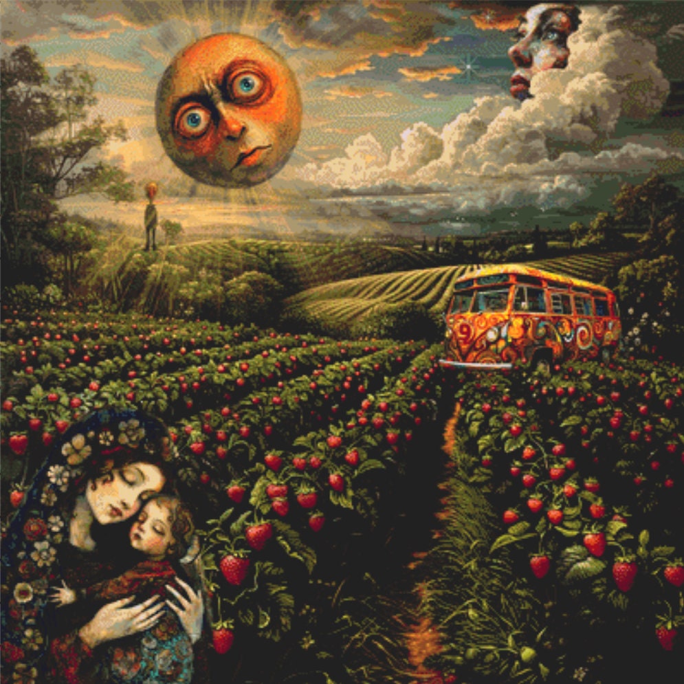 Beatles Collage cross stitch pattern by Tammy L. Gross