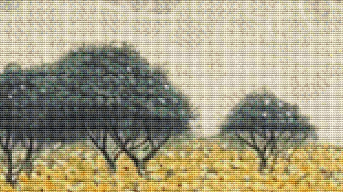 Woman in a Field of Flowers 13 cross stitch pattern by Eder Jose Rosa