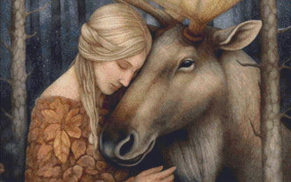 Animal Lovers 4 cross stitch pattern by DutchLadyMysticArt