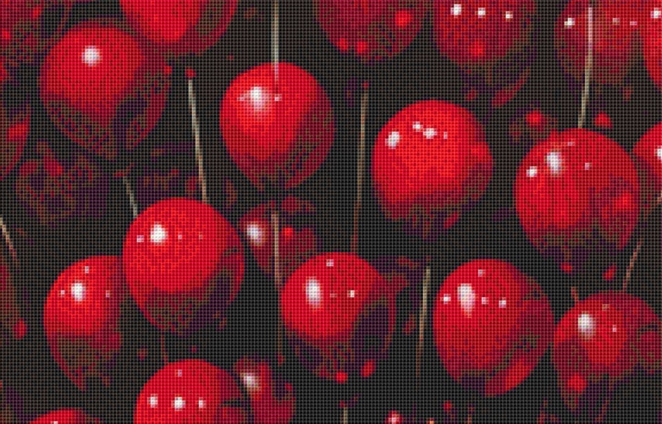 99 Red Ballooons (Max Size) cross stitch pattern by The Art Revivalist