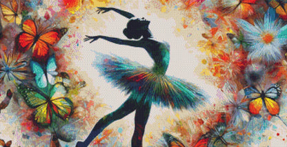 Ethereal Ballet of Butterflies cross stitch pattern by World of Love Hearts/Adrian G. Eyre
