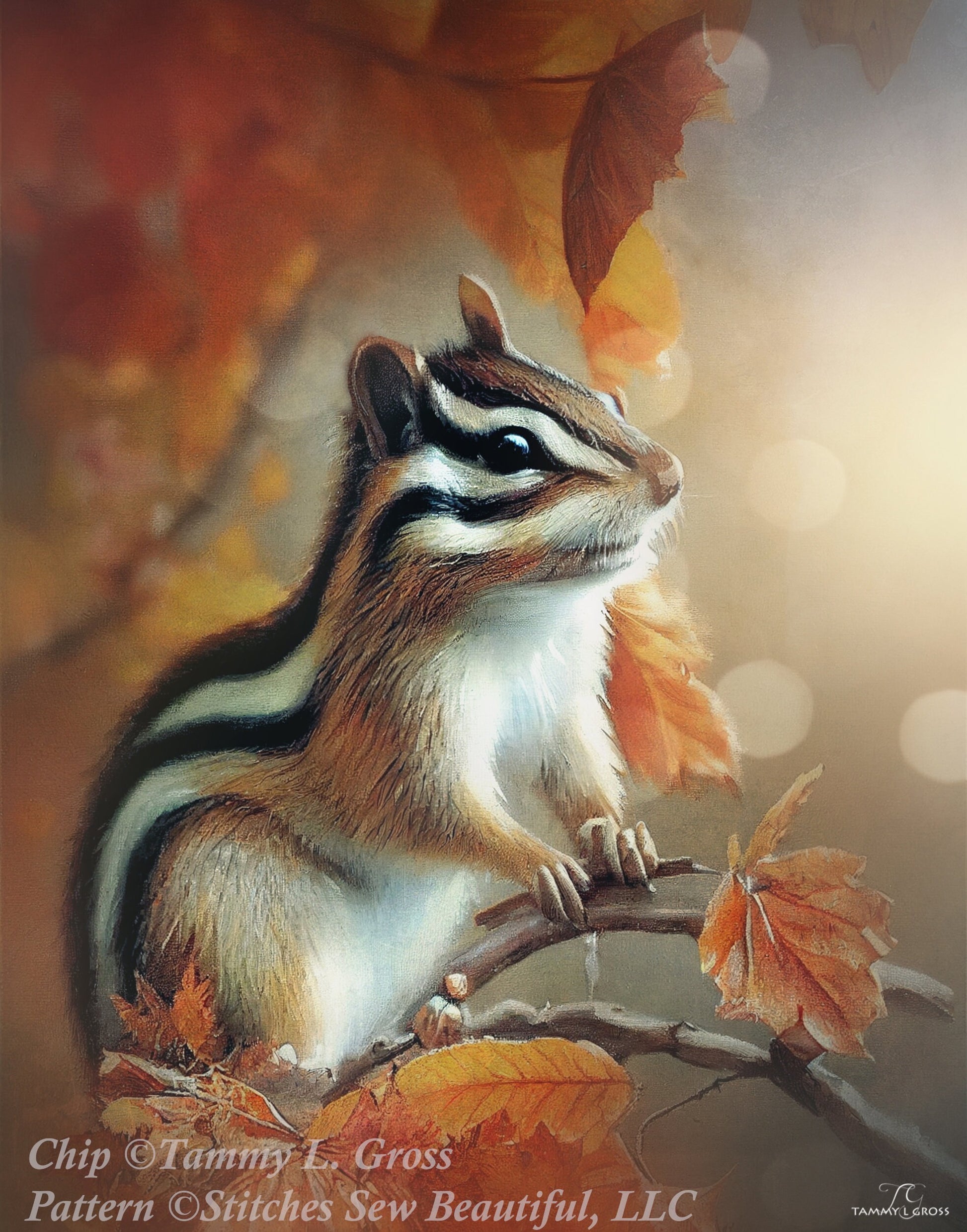 Chip cross stitch pattern by Tammy L. Gross