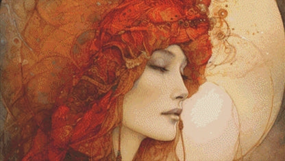 Goddess cross stitch pattern by Tammy L. Gross