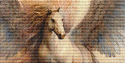 Pegasus cross stitch pattern by Tammy L. Gross