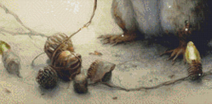 Squirrel Lights cross stitch pattern by Tammy L. Gross