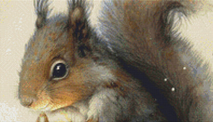 Squirrel Lights cross stitch pattern by Tammy L. Gross