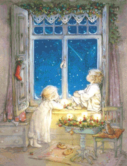 Wish Upon a Star cross stitch pattern by Lisi Martin/AB Pictura, Karlstad, Sweden