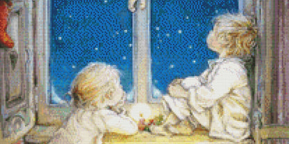 Wish Upon a Star cross stitch pattern by Lisi Martin/AB Pictura, Karlstad, Sweden