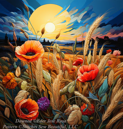 Dawned (Max Color) cross stitch pattern by Eder Jose Rosa