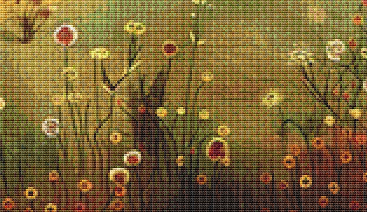Fizzy House cross stitch pattern by Tammy L. Gross