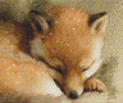 Fox (Round) cross stitch pattern by Tammy L. Gross