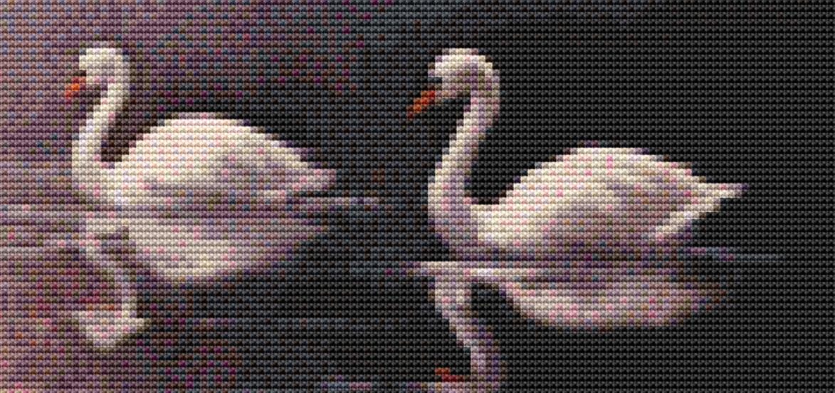 Pink Dancer Ballet counted cross stitch pattern by Eder Jose Rosa