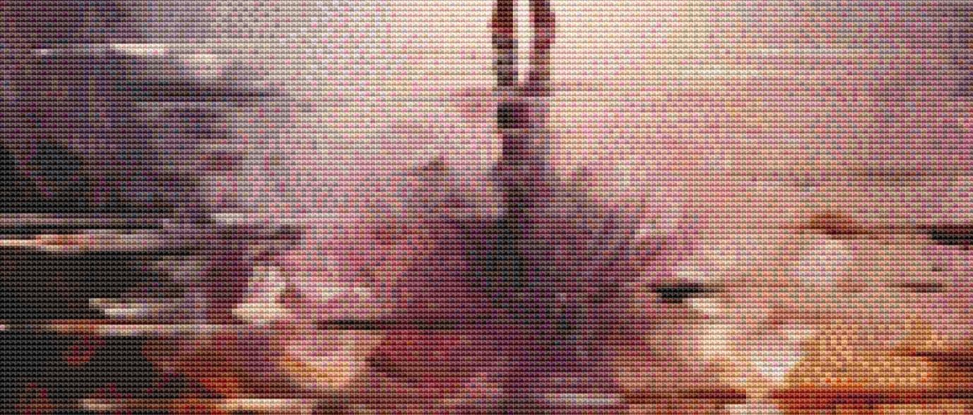 Pink Dancer Ballet counted cross stitch pattern by Eder Jose Rosa