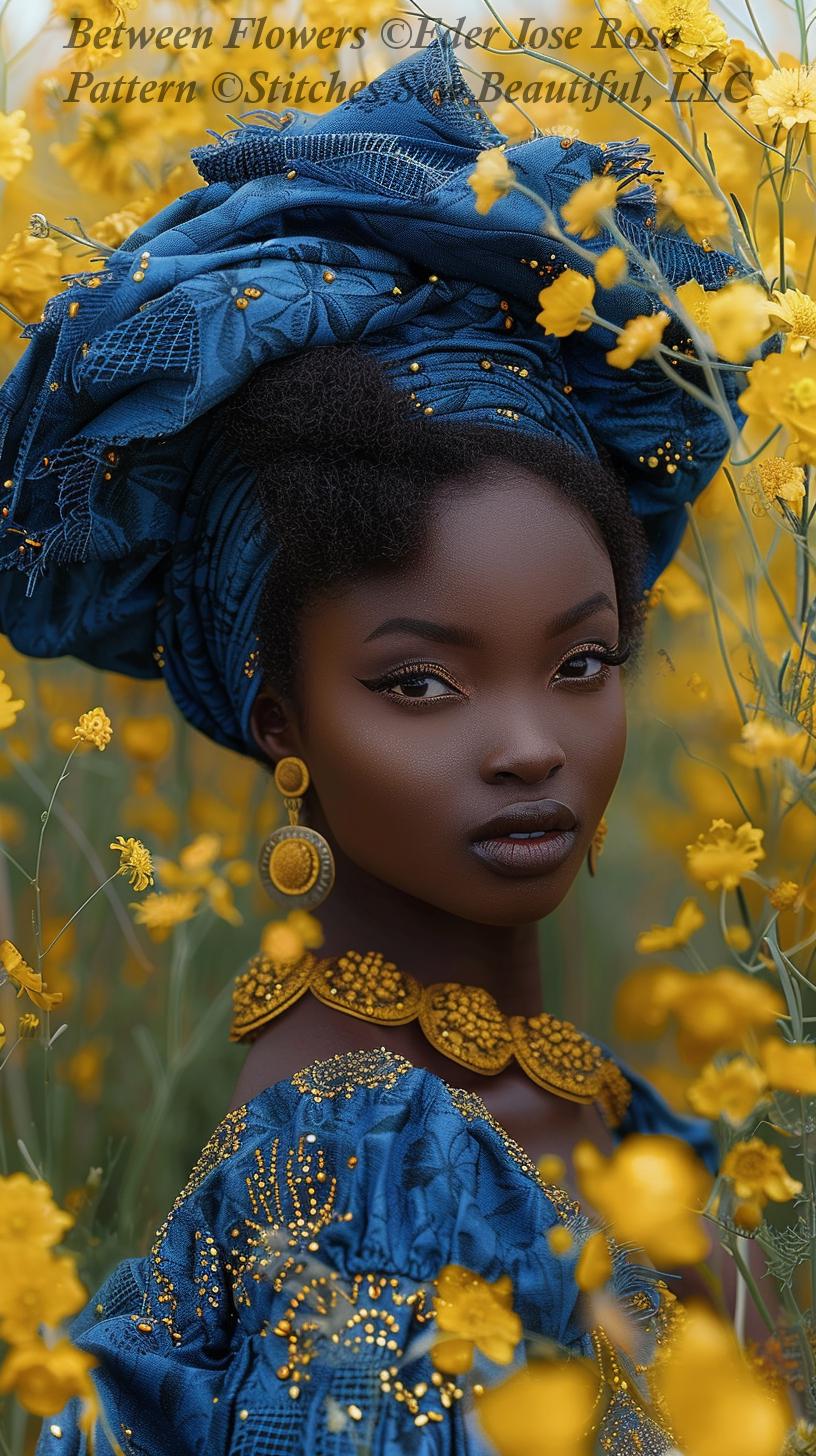 Between Flowers cross stitch pattern by Eder Jose Rosa