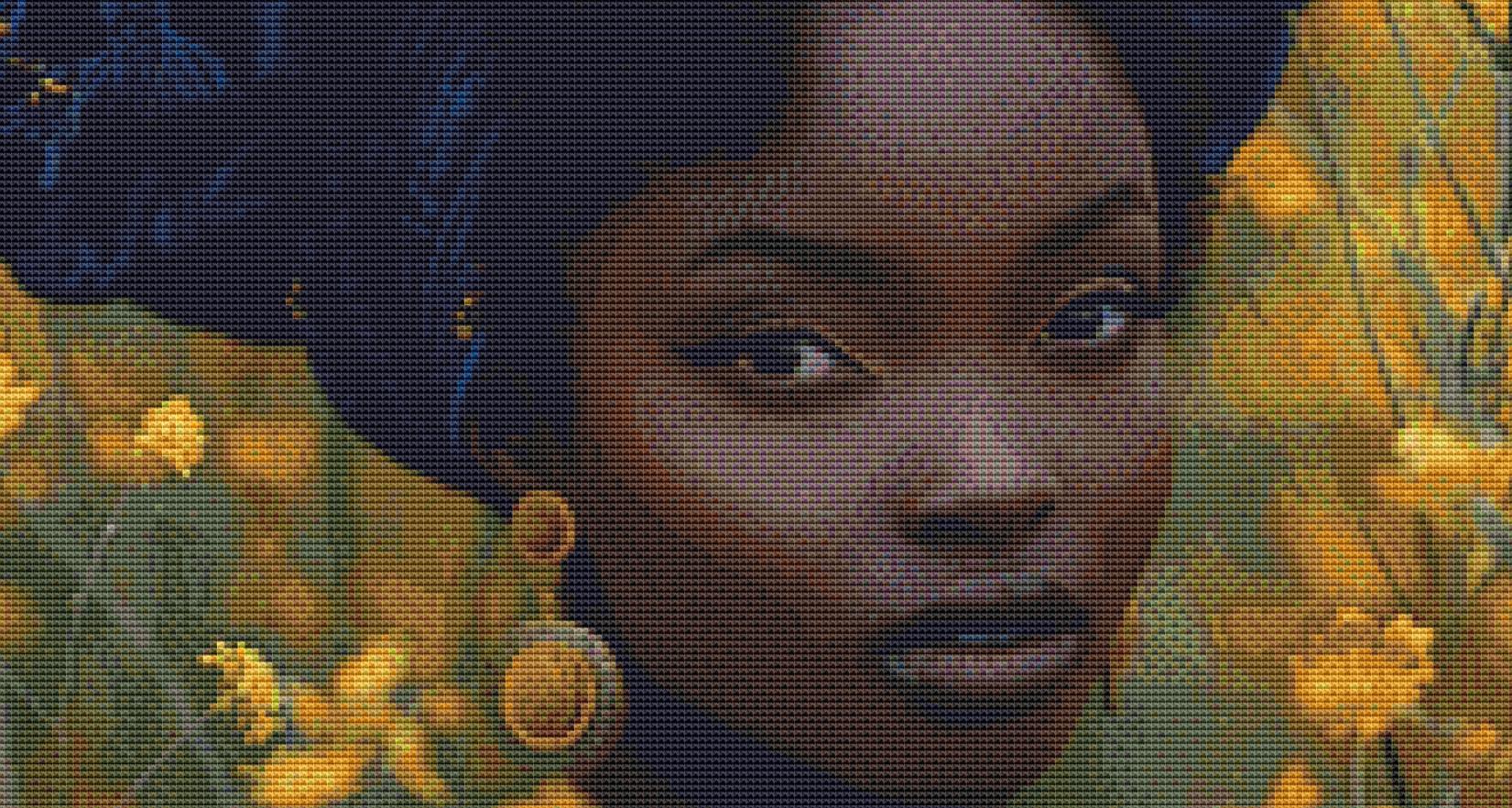 Between Flowers cross stitch pattern by Eder Jose Rosa