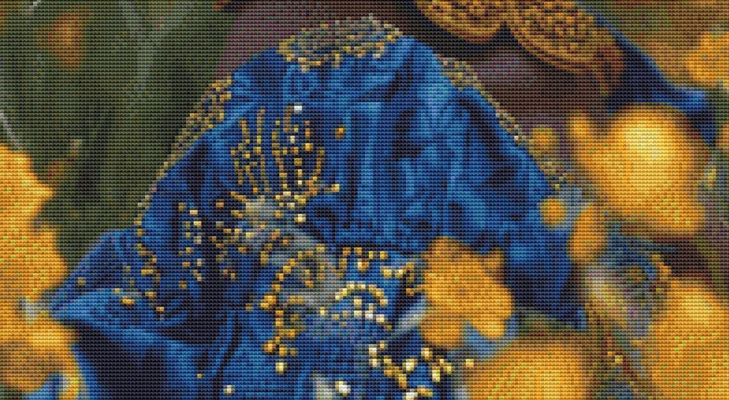 Between Flowers cross stitch pattern by Eder Jose Rosa