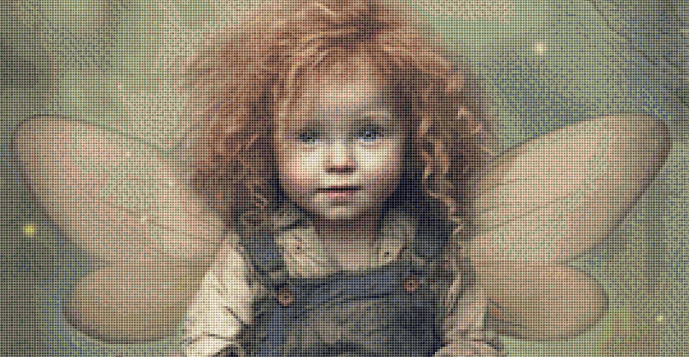 Fairy Curls cross stitch pattern by Tammy L. Gross