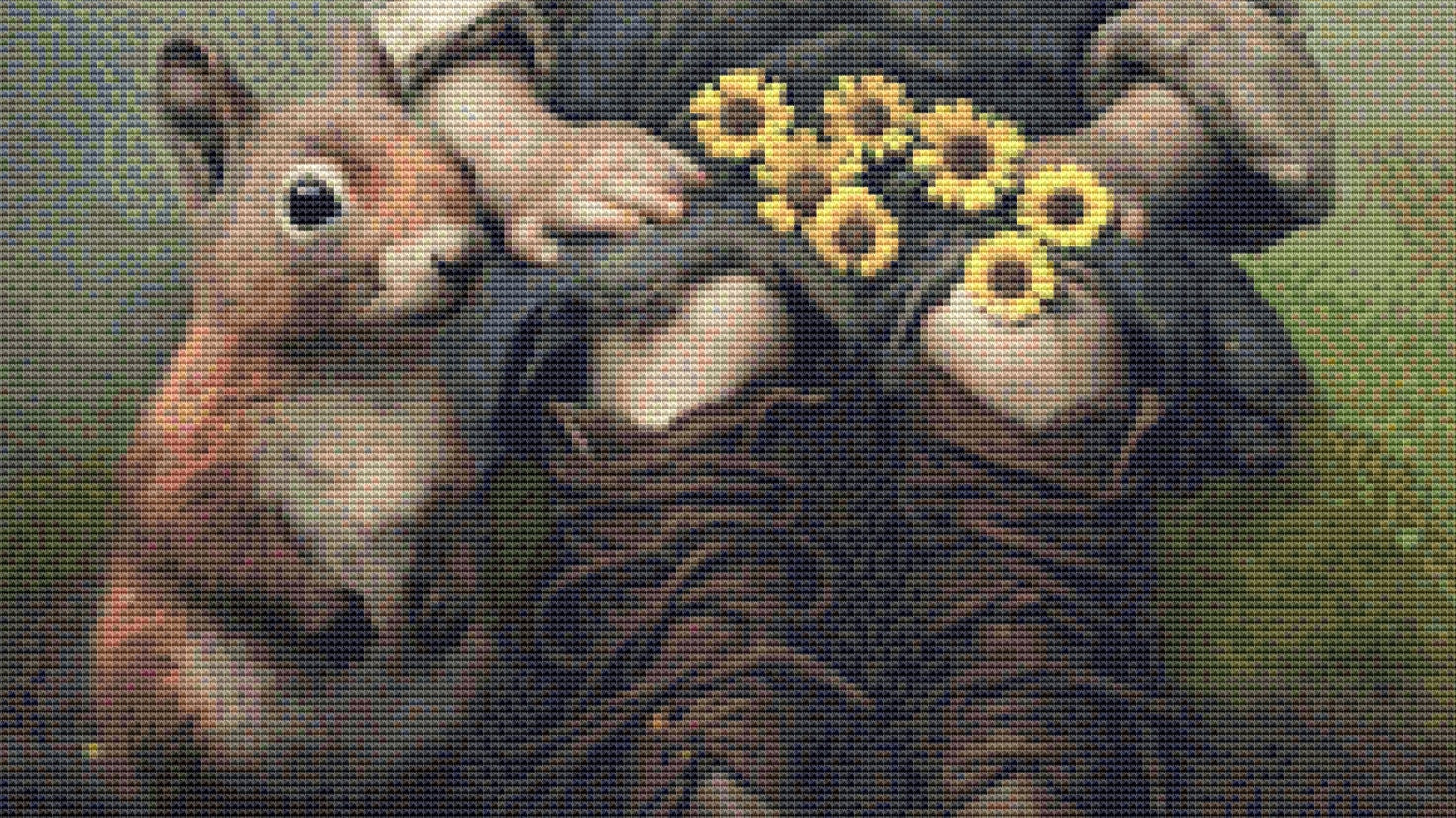 Fairy Curls cross stitch pattern by Tammy L. Gross