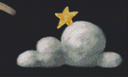 Girl Moon cross stitch pattern by Tammy L. Gross