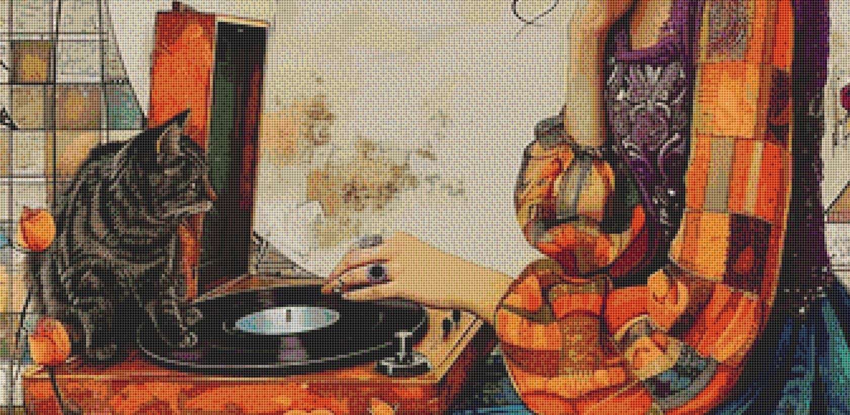 Her Happy Place counted cross stitch pattern by Eder Jose Rosa