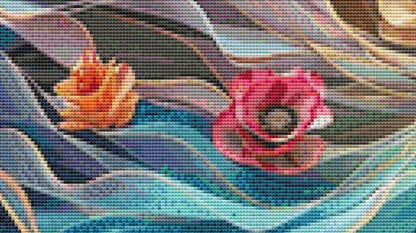 Floral Elegance counted cross stitch pattern by Eder Jose Rosa