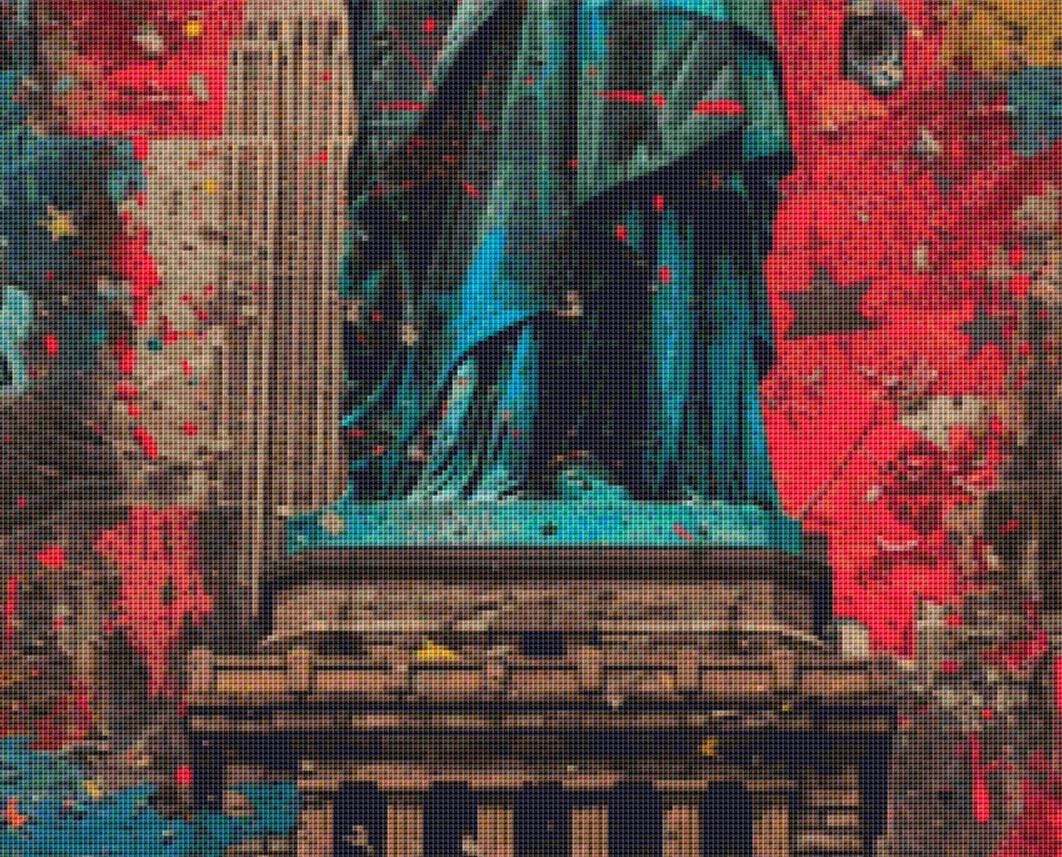 Freedom (Max Color) counted cross stitch pattern by Eder Jose Rosa