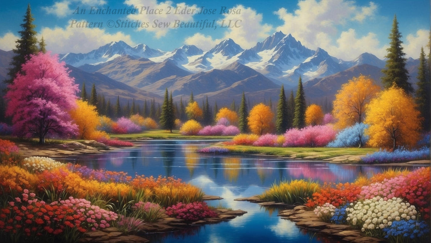 An Enchanted Place 2 counted cross stitch pattern by Eder Jose Rosa