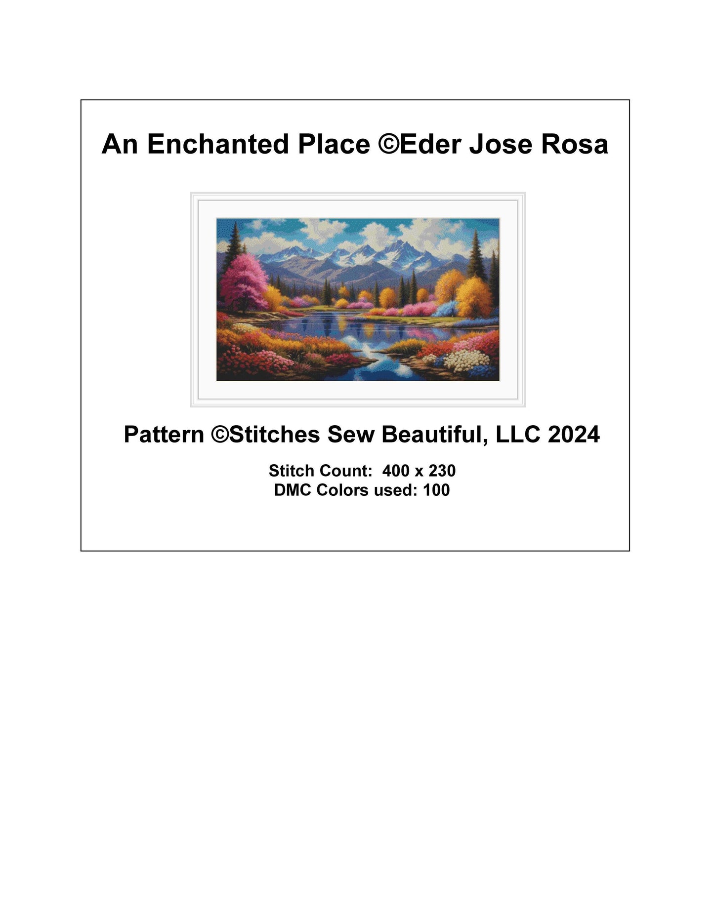 An Enchanted Place 2 counted cross stitch pattern by Eder Jose Rosa