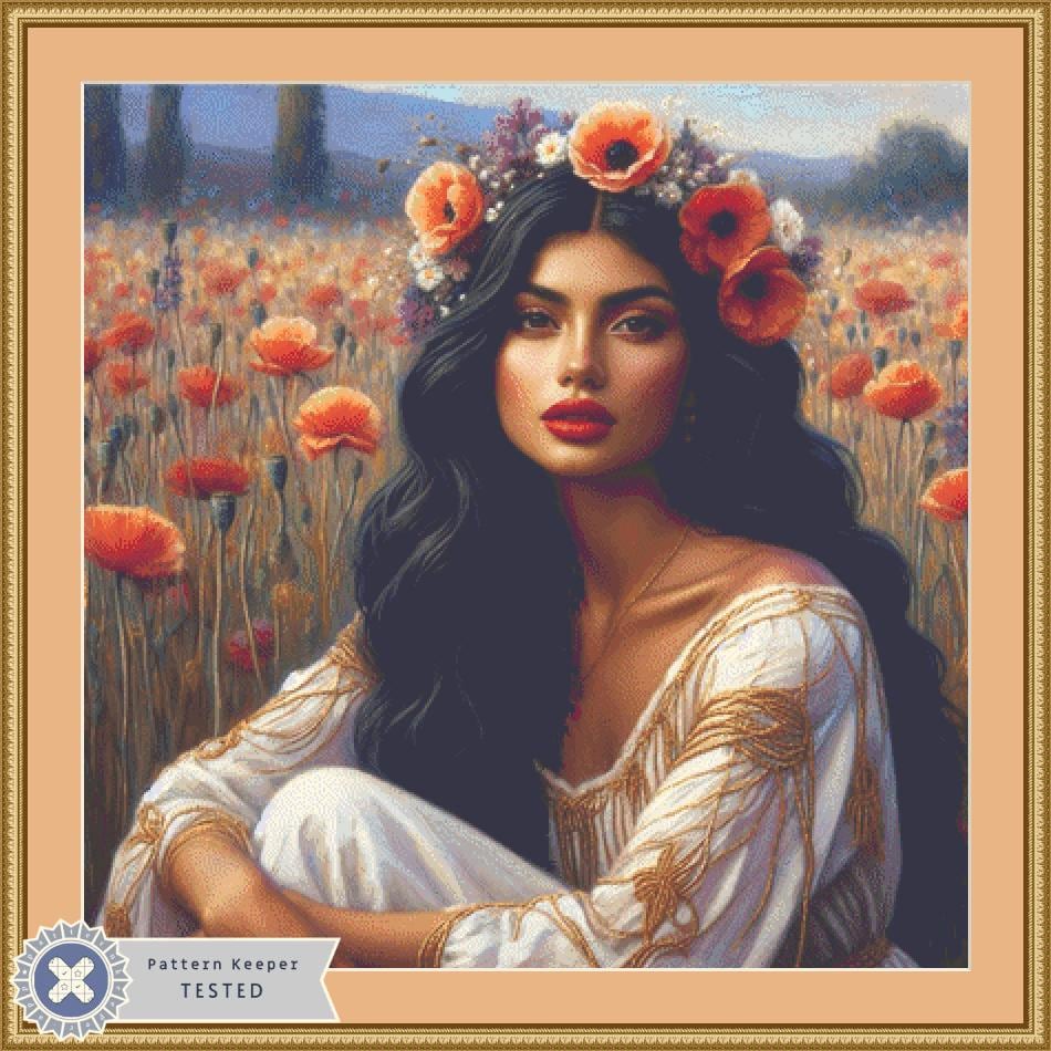 Isabella counted cross stitch pattern by Ana Dias