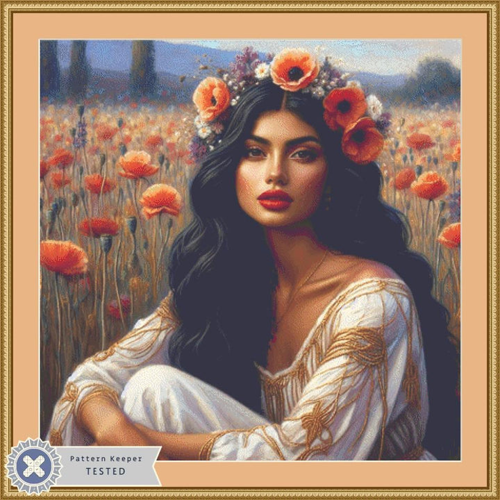 Isabella counted cross stitch pattern by Ana Dias