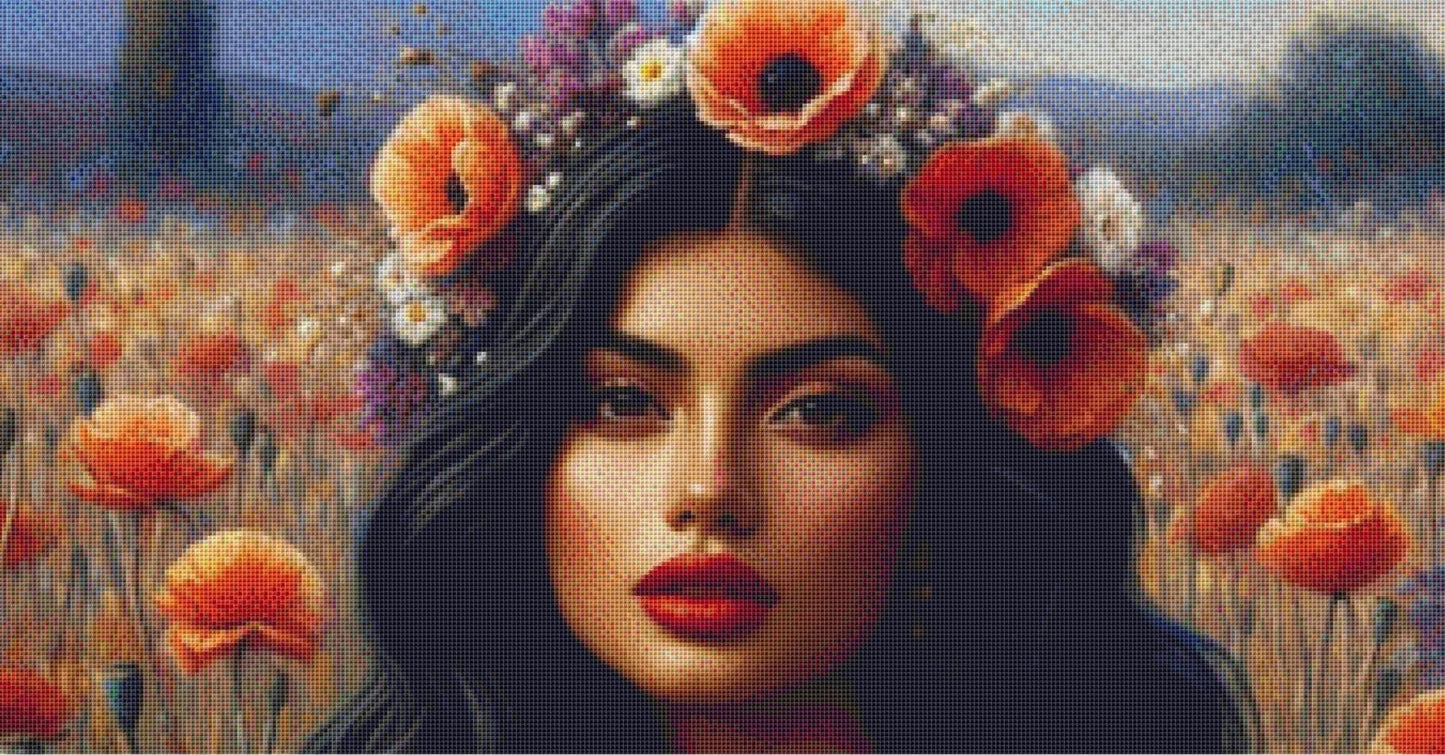 Isabella (Max Color) counted cross stitch pattern by Ana Dias