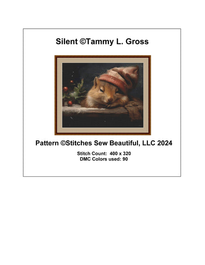 Silent cross stitch pattern by Tammy L. Gross