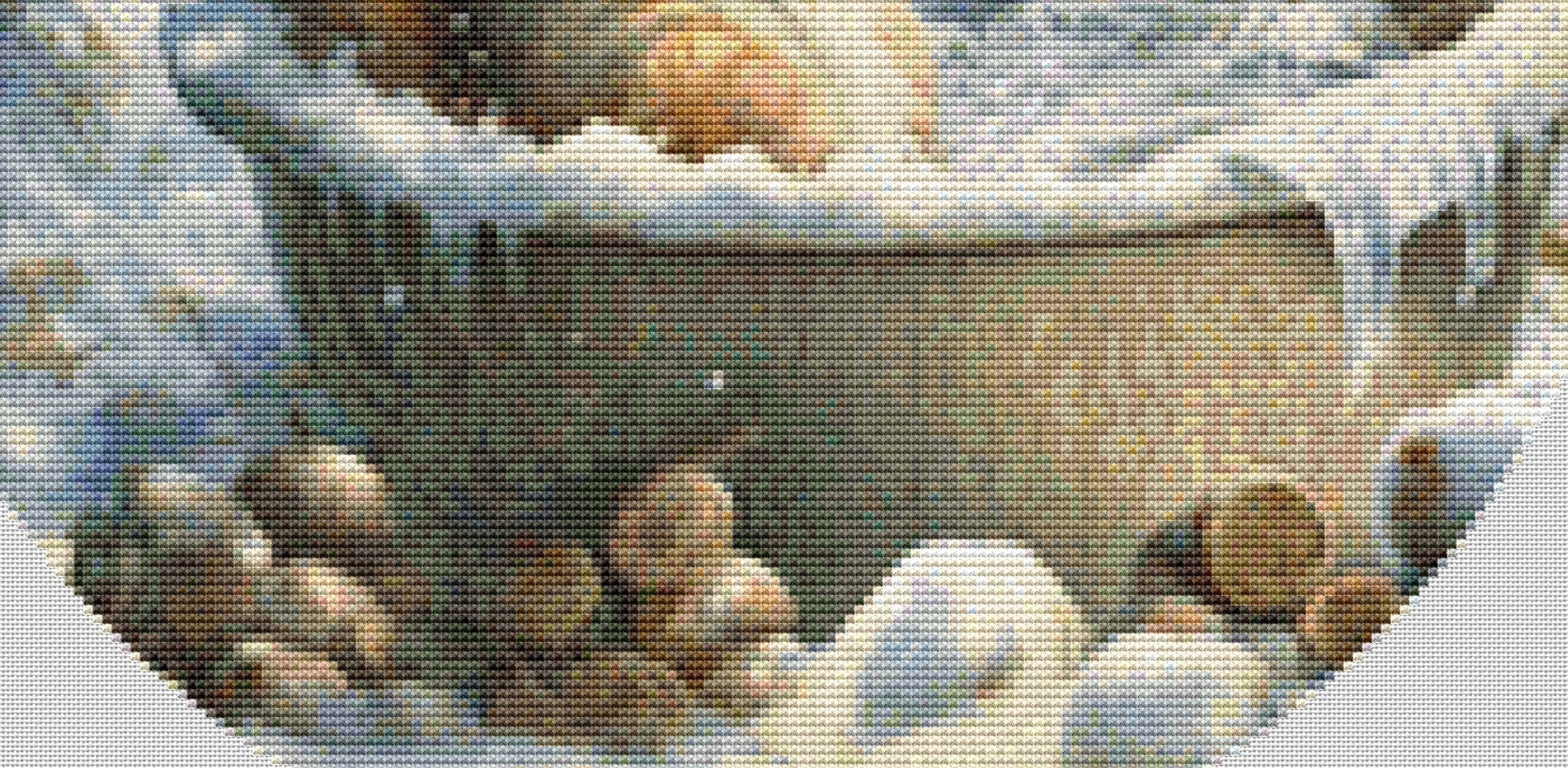 Squirrel (Round) cross stitch pattern by Tammy L. Gross