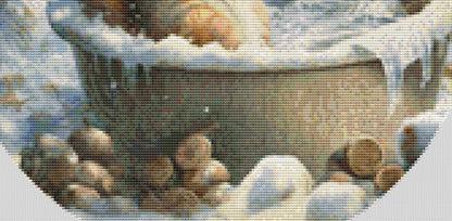 Squirrel (Round) cross stitch pattern by Tammy L. Gross