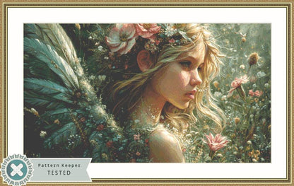 Angelica counted cross stitch pattern by Eder Jose Rosa