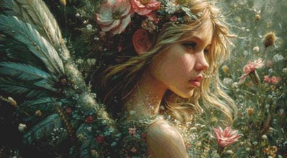 Angelica counted cross stitch pattern by Eder Jose Rosa